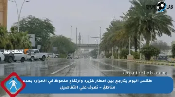 طقس اليوم يتأرجح بين أمطار غزيرة وارتفاع ملحوظ في الحرارة بعدة مناطق – تعرف على التفاصيل